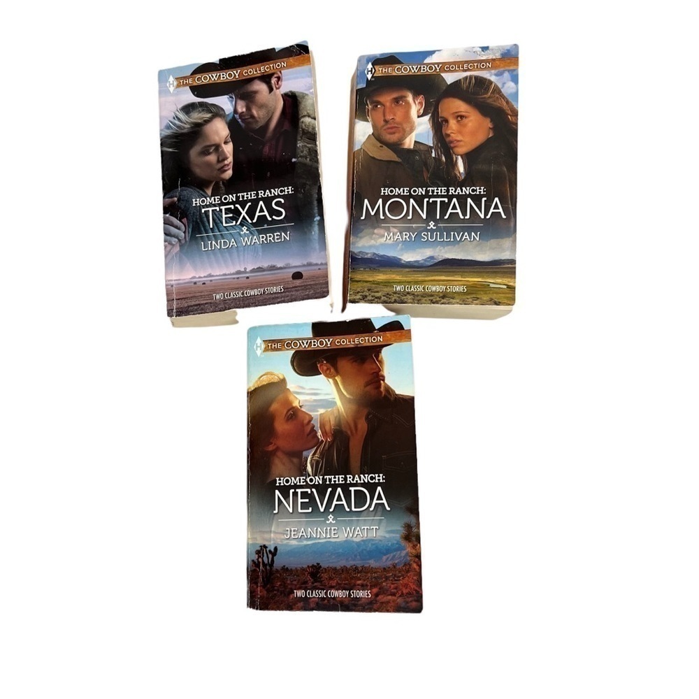 The Cowboy Collection Paperback Books Bundle/3 Western/Romance Genre Harlequin